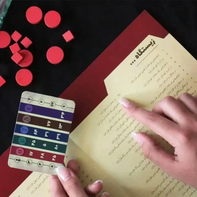بازی فکری رومیزی کریپتید فاکس گیمز بازی کارتی استراتژی رقابتی معمایی مناسب 3 تا 5 نفر