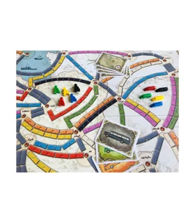 جعبه بازی فکری شاهراه هوپا – نسخه ایرانی Ticket to Ride با مسیرهای جذاب ایران