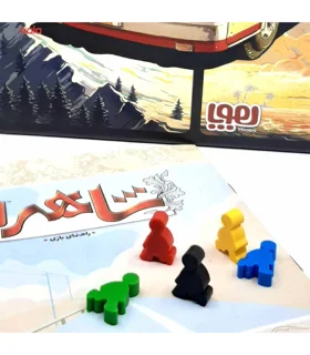 جعبه بازی فکری شاهراه هوپا – نسخه ایرانی Ticket to Ride با مسیرهای جذاب ایران