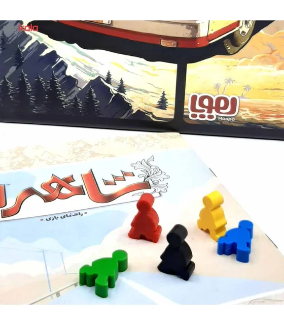 جعبه بازی فکری شاهراه هوپا – نسخه ایرانی Ticket to Ride با مسیرهای جذاب ایران