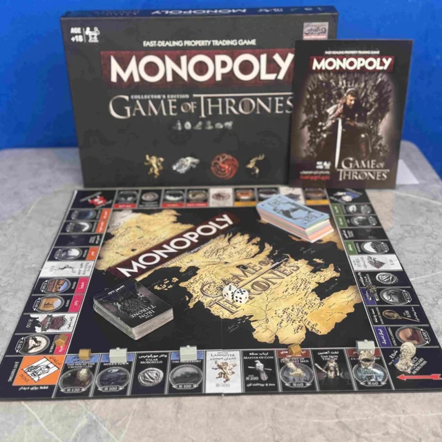 بازی مونوپولی تاج و تخت (Game of Thrones) فکرآوران | نسخه کلکسیونی مناسب 2 تا 6 نفر