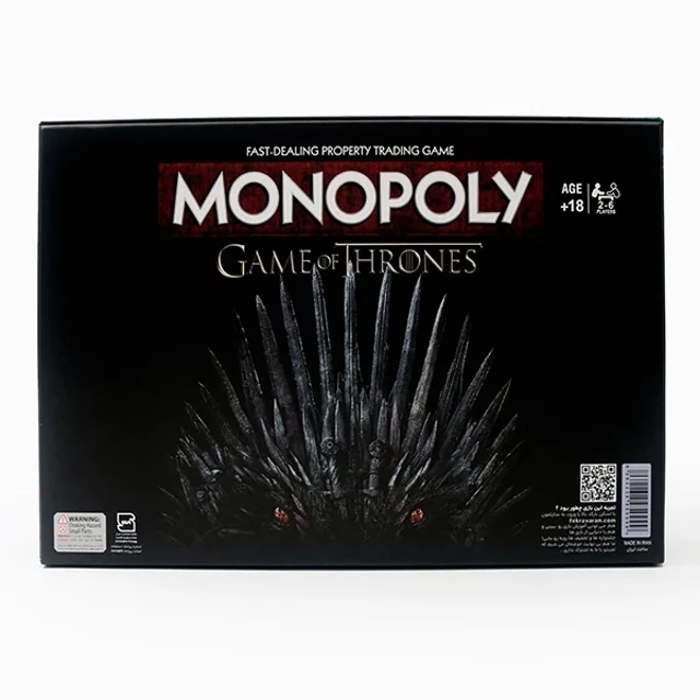بازی مونوپولی تاج و تخت (Game of Thrones) فکرآوران | نسخه کلکسیونی مناسب 2 تا 6 نفر