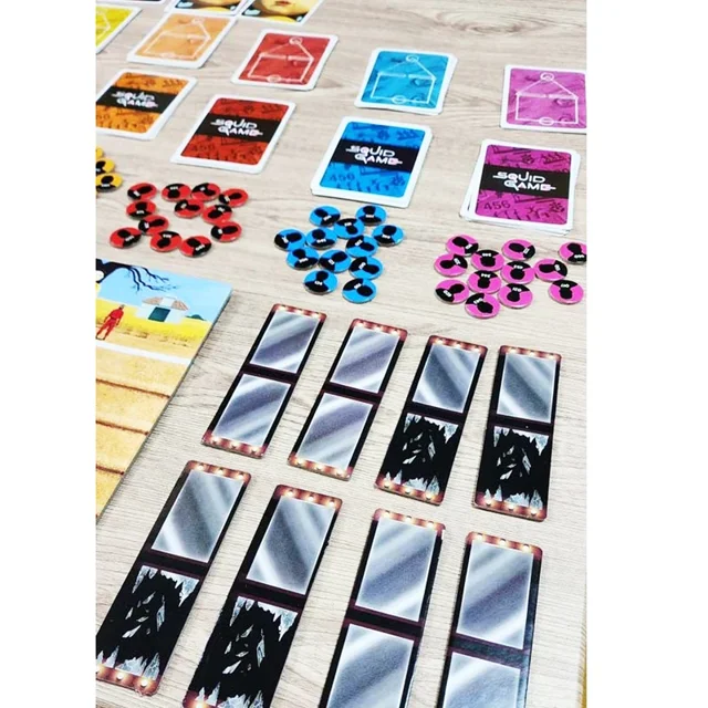 بازی فکری اسکویید گیم (Squid Game) چارپایه | رقابت بقا در خانه مناسب 3 تا 6 نفر