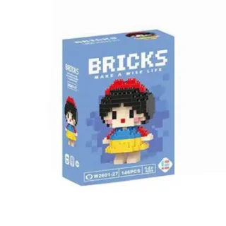 لگو بریکس سفید برفی Bricks | ساختنی پیکسلی سه‌بعدی