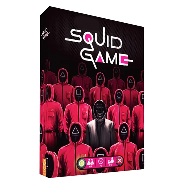 بازی فکری اسکویید گیم (Squid Game) چارپایه | رقابت بقا در خانه مناسب 3 تا 6 نفر