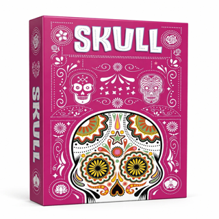 بازی فکری کارتی اسکال SKULL آلفا | بازی خانوادگی بلف زنی جذاب برای ۳ تا ۷ نفر