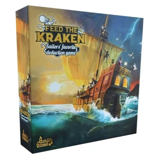 بازی فکری رومیزی به کراکن غذا بده Feed The Kraken گنجیفا بازی مافیایی و نفقش مخفی مناسب 5 تا 10 نفر