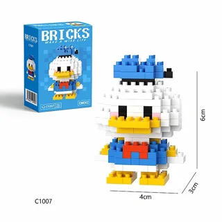 لگو بریکس دانلد داک Bricks | فیگور ساختنی Donald duck C1007