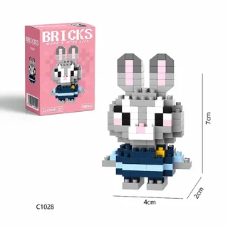 لگو بریکس خرگوش جودی Bricks | زوتوپیا فیگور ساختنی judy C1028