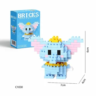 لگو بریکس فیل پرنده دامبو Bricks | فیگور ساختنی Dumbo C1030