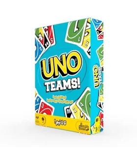 بازی کارتی اونو تیمی (UNO Teams) گنجیفا | بازی دورهمی خانوادگی و گروهی مناسب برای ۲ تا ۴ تیم