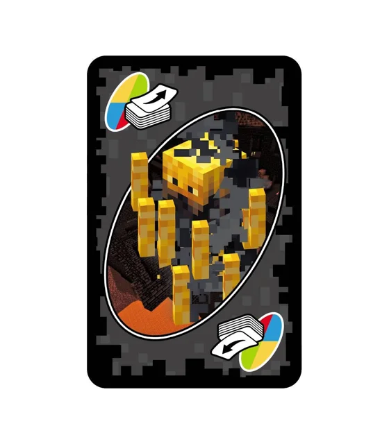 بازی کارتی اونو ماینکرفت+ نسخه پلاس مسترگیمر UNO Minecraft مناسب 2 تا 10 نفر