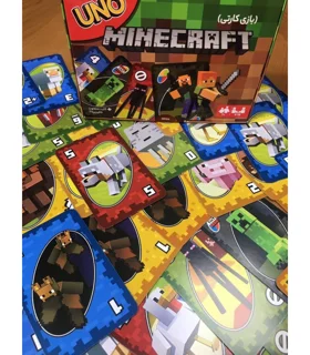 بازی کارتی اونو ماینکرفت UNO Minecraft