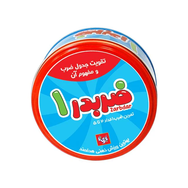 بازی کارتی فکری ضربدر 1 بازیتا افزایش دقت دیداری و سرعت عمل مناسب برای 1 تا 6 نفر