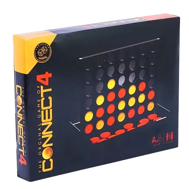 بازی رومیزی دوز چهارسو (connect 4) پویا بازی خانوادگی نوستالژی 2 نفره