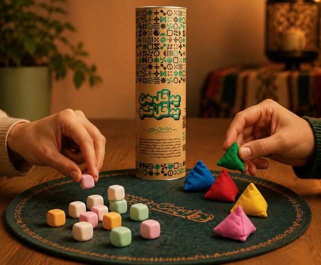 خرید بازی آموزشی یه‌قل من، یه‌قل تو دلتنگی‌ها | بازی مهارتی و نوستالژیک ایرانی یه قل دو قل