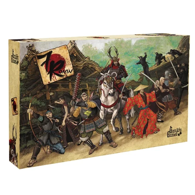 بازی فکری7 رونین (Seven Ronin) بازبازی بازی رومیزی دوئل استراتژیک  مناسب برای دو نفر