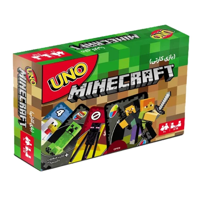 بازی کارتی اونو ماینکرفت UNO Minecraft