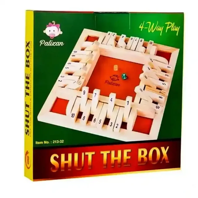 بازی فکری  کانوگا پالیزان  | shut the box بازی کلاسیک تاسی مناسب 2 تا ۴ نفر