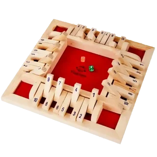 بازی فکری  کانوگا پالیزان  | shut the box بازی کلاسیک تاسی مناسب 2 تا ۴ نفر