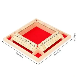 بازی فکری  کانوگا پالیزان  | shut the box بازی کلاسیک تاسی مناسب 2 تا ۴ نفر
