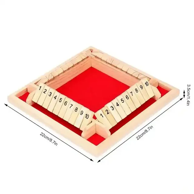 بازی فکری  کانوگا پالیزان  | shut the box بازی کلاسیک تاسی مناسب 2 تا ۴ نفر
